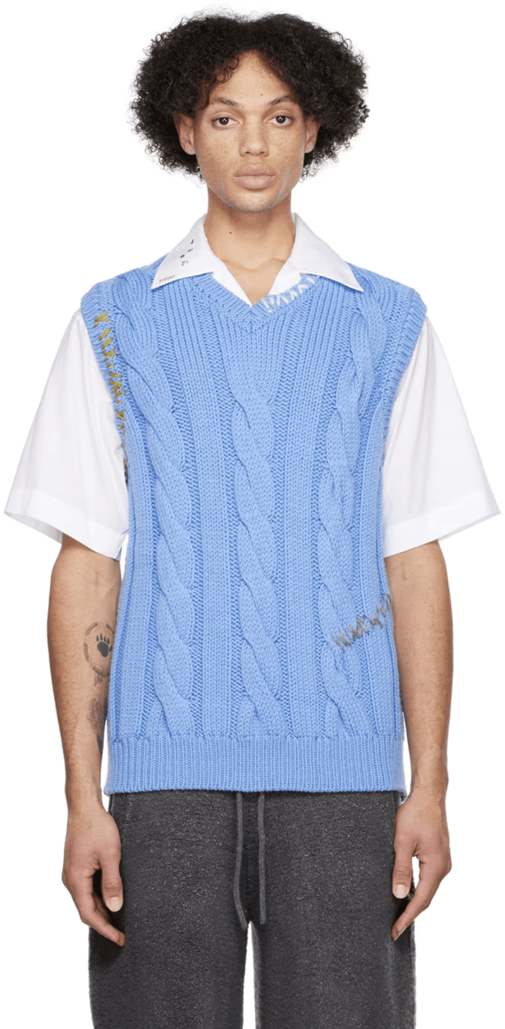 Marni $1150 MARNI CABLE KNIT SLEEVELESS SWEATER VEST Size US L / EU 52-54 / 3 - 11 Thumbnail