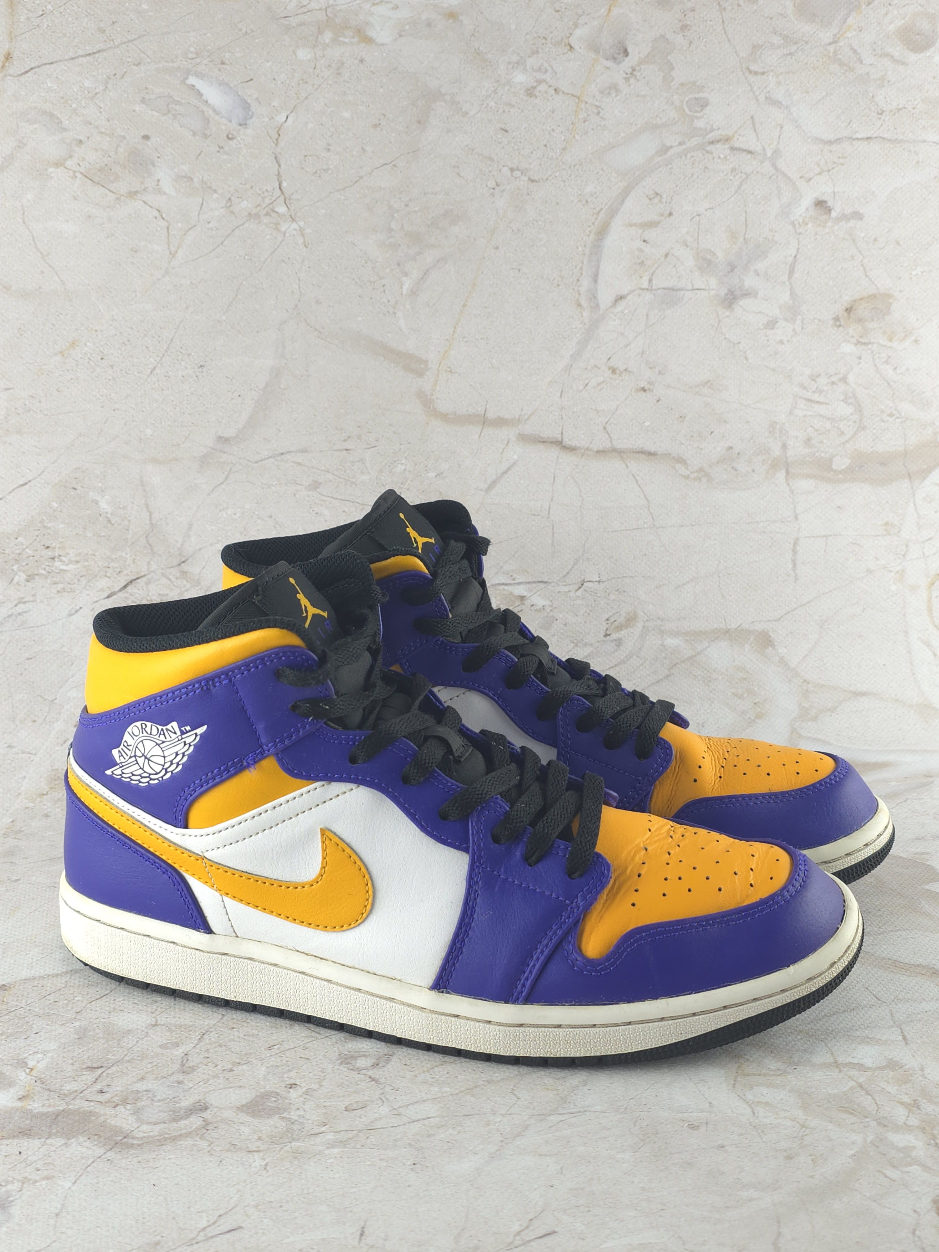 Jordan Brand Jordan 1 mid Lakers Los Angeles Lakers size 44,5 EU Size US 11 / EU 44 - 1 Thumbnail