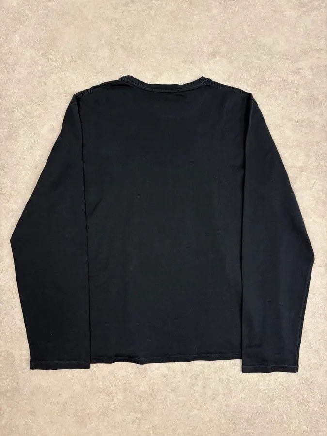 Prada 2000s Prada Black Minimalist Longsleeve T-Shirt Size US S / EU 44-46 / 1 - 6 Thumbnail