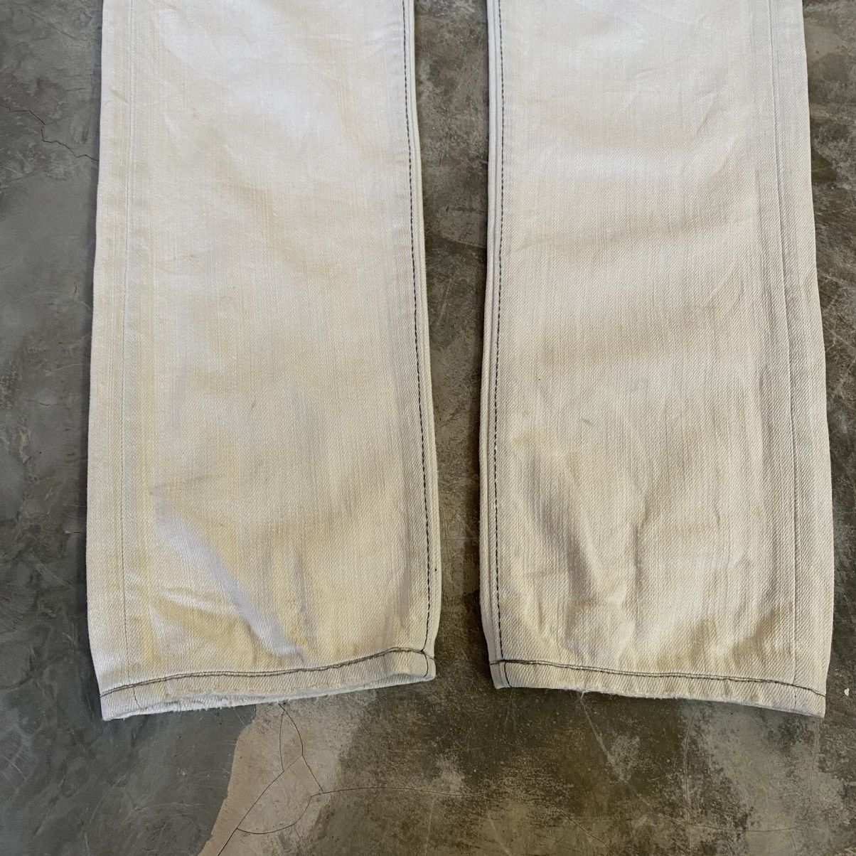 RRL Ralph Lauren Vintage Double RRL Ralph Lauren White Skinny Denim Pants Size US 30 / EU 46 - 7 Thumbnail
