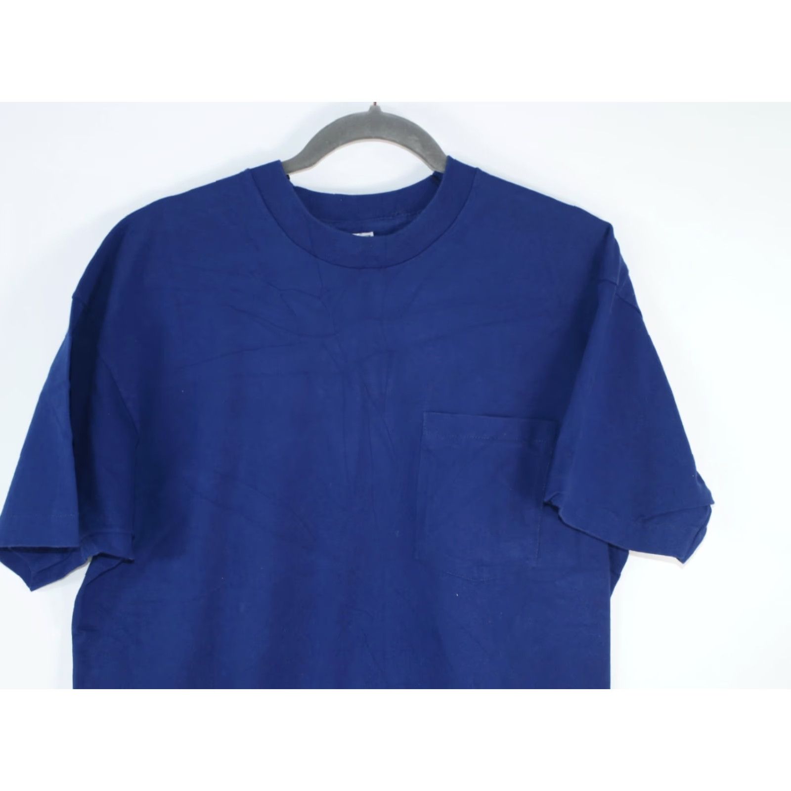 Fruit Of The Loom VINTAGE Fruit of the Loom T-Shirt Men XL Blue Cotton Crew Neck Short Sleeve 90s Casual Size US XL / EU 56 / 4 - 3 Thumbnail