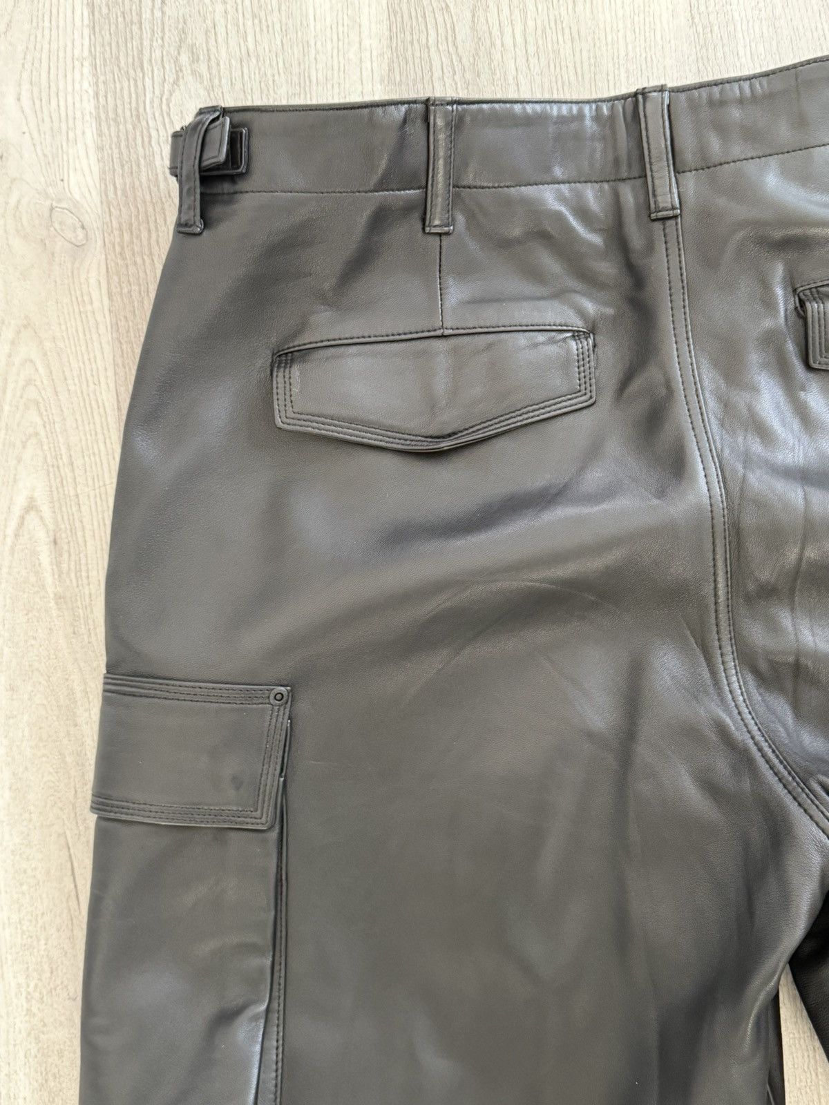 Purple Brand Purple Brand Leather Cargo Shorts Authentic 36 Size US 36 / EU 52 - 8 Thumbnail