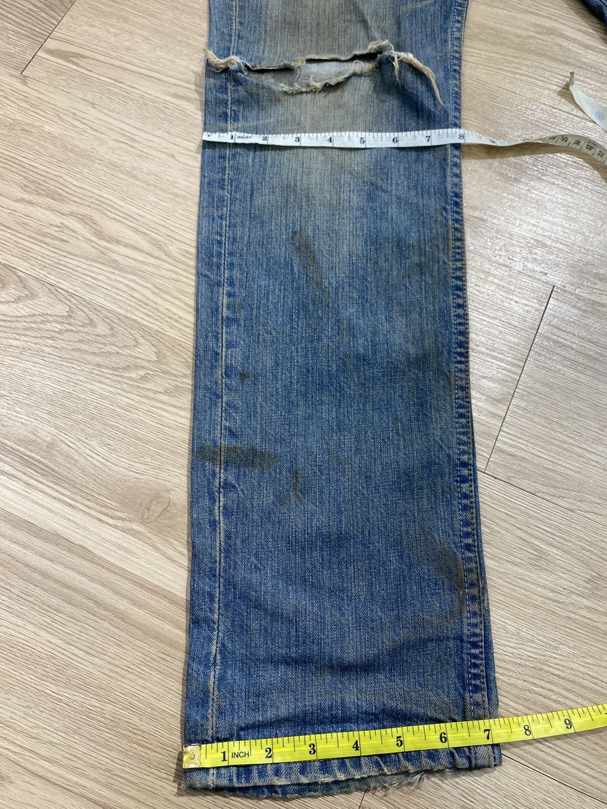 Levi's Levi’s Vintage Distress Rusty Mud Wash Loose Style Jeans Size US 30 / EU 46 - 16 Thumbnail