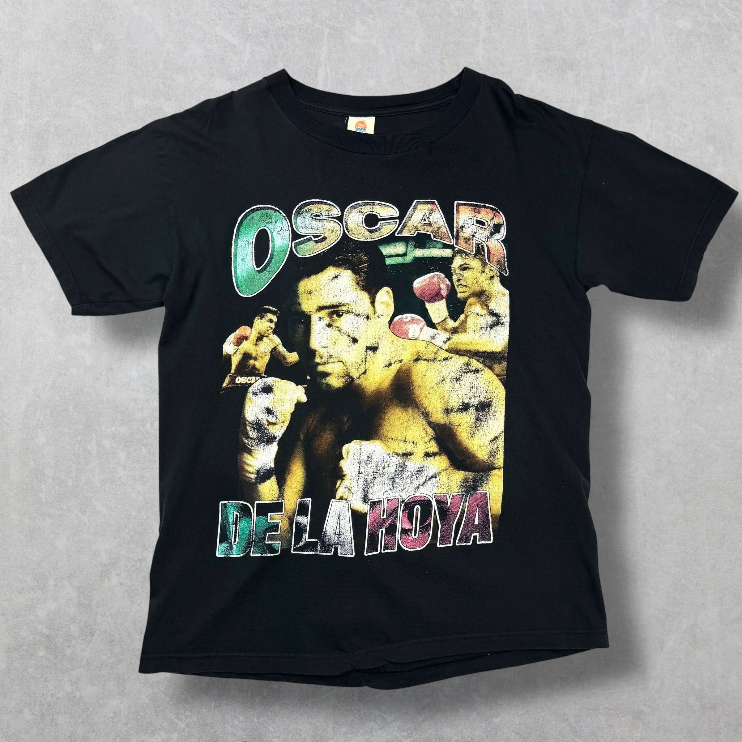 Vintage Vintage 90s Oscar De La Hoya WBC Champion Tee XL Size US XL / EU 56 / 4 - 1 Thumbnail