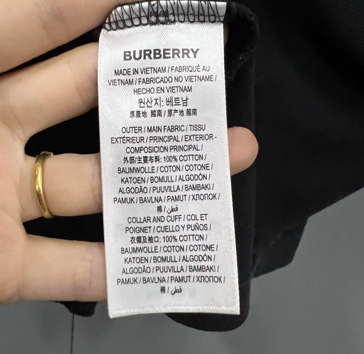 Burberry Burberry Black TB Embroidered Polo Shirt J41 Size US XS / EU 42 / 0 - 3 Thumbnail