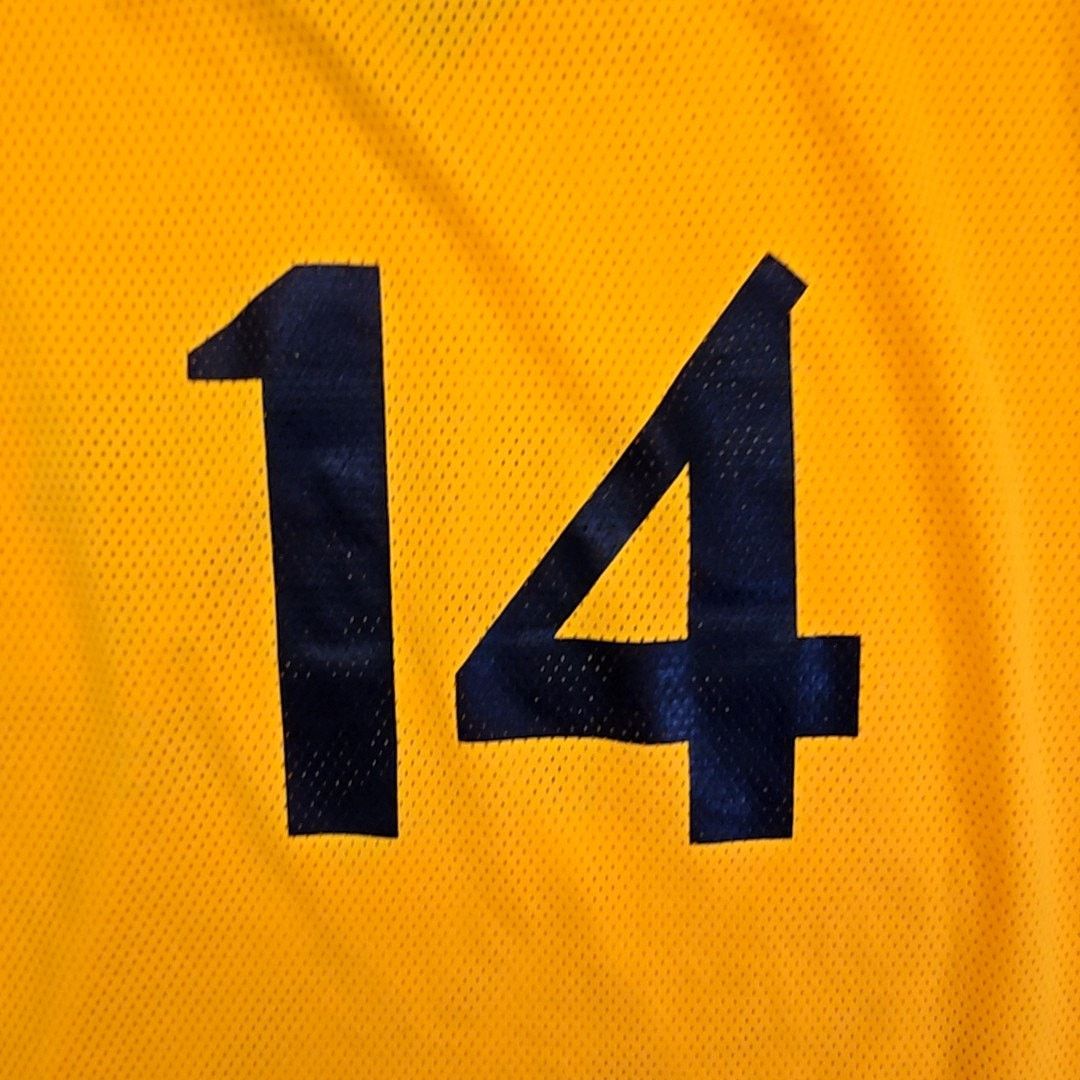 Other Thunder Hockey Jersey 08 09 Yellow Mesh Graphic Shirt XL Size US XL / EU 56 / 4 - 7 Thumbnail