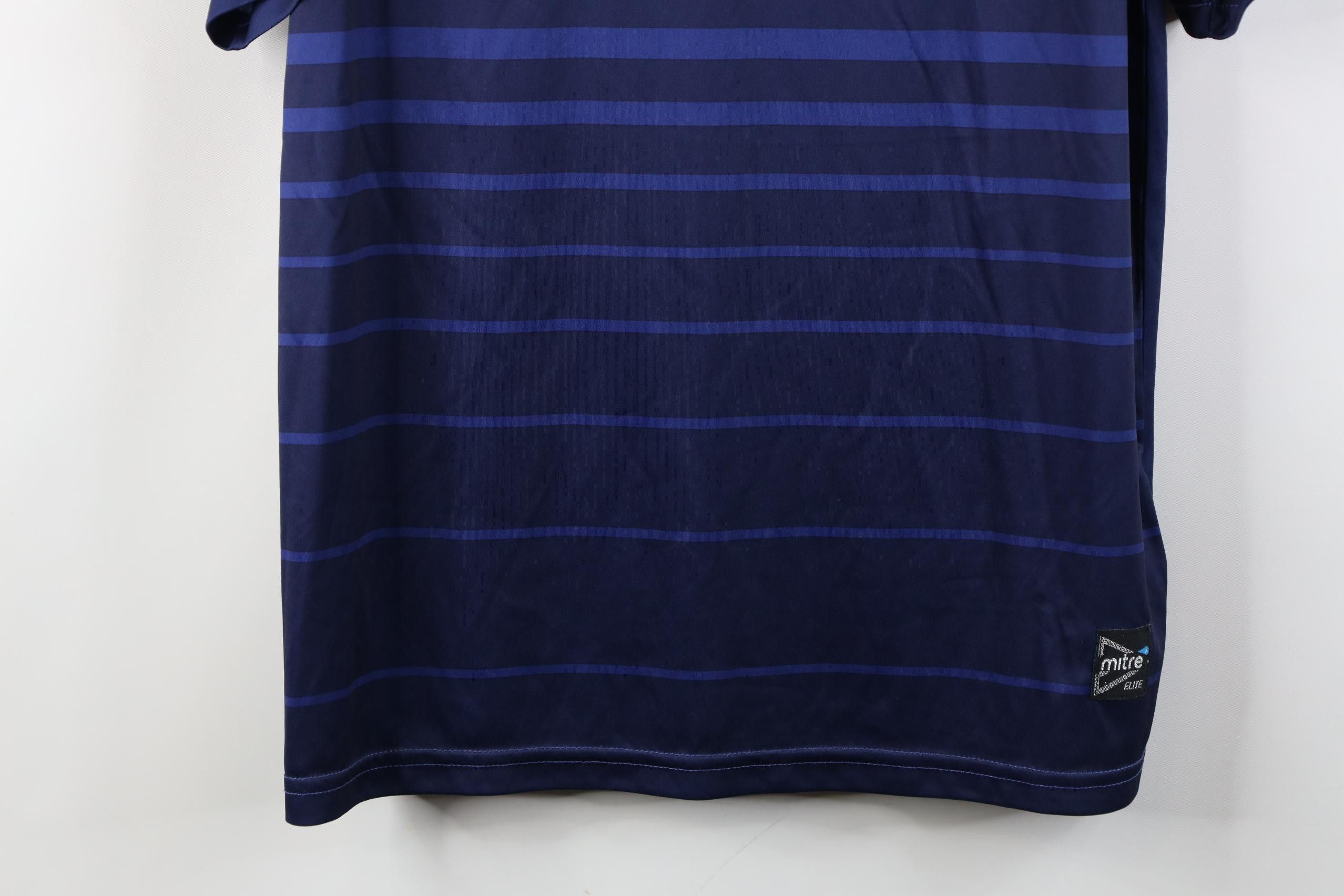 Vintage Vintage Y2K Mitre USA Striped Soccer Jersey Blue Football Size US S / EU 44-46 / 1 - 3 Thumbnail
