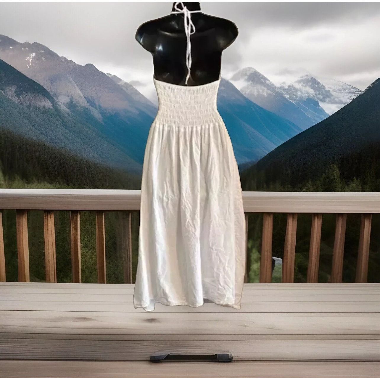 Other Sea Spice Resort Cotton Cover Double Slit M White Lace Size M / US 6-8 / IT 42-44 - 3 Thumbnail