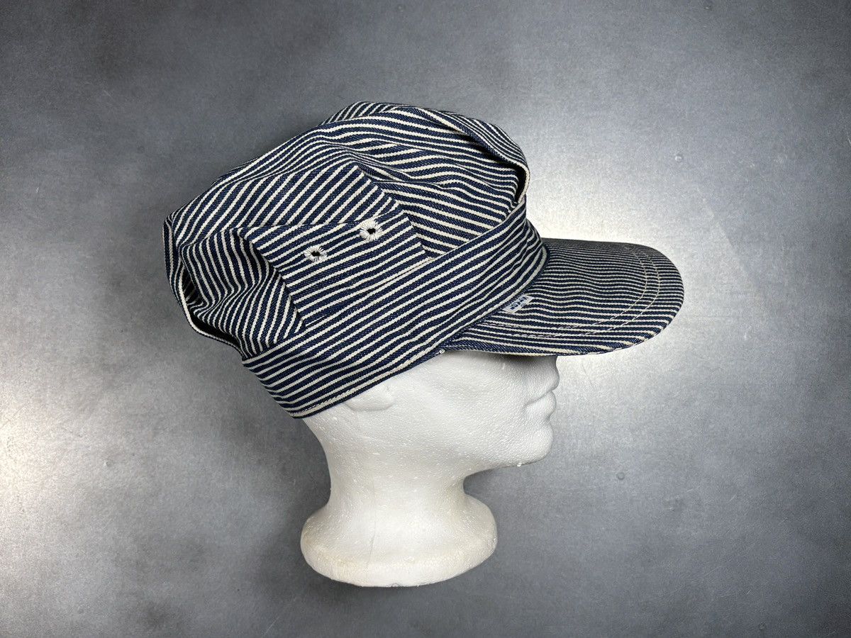 Levi's Vintage Levi's Railway Cap Hickory Stripe White Tab 60s 70s Size ONE SIZE - 18 Thumbnail