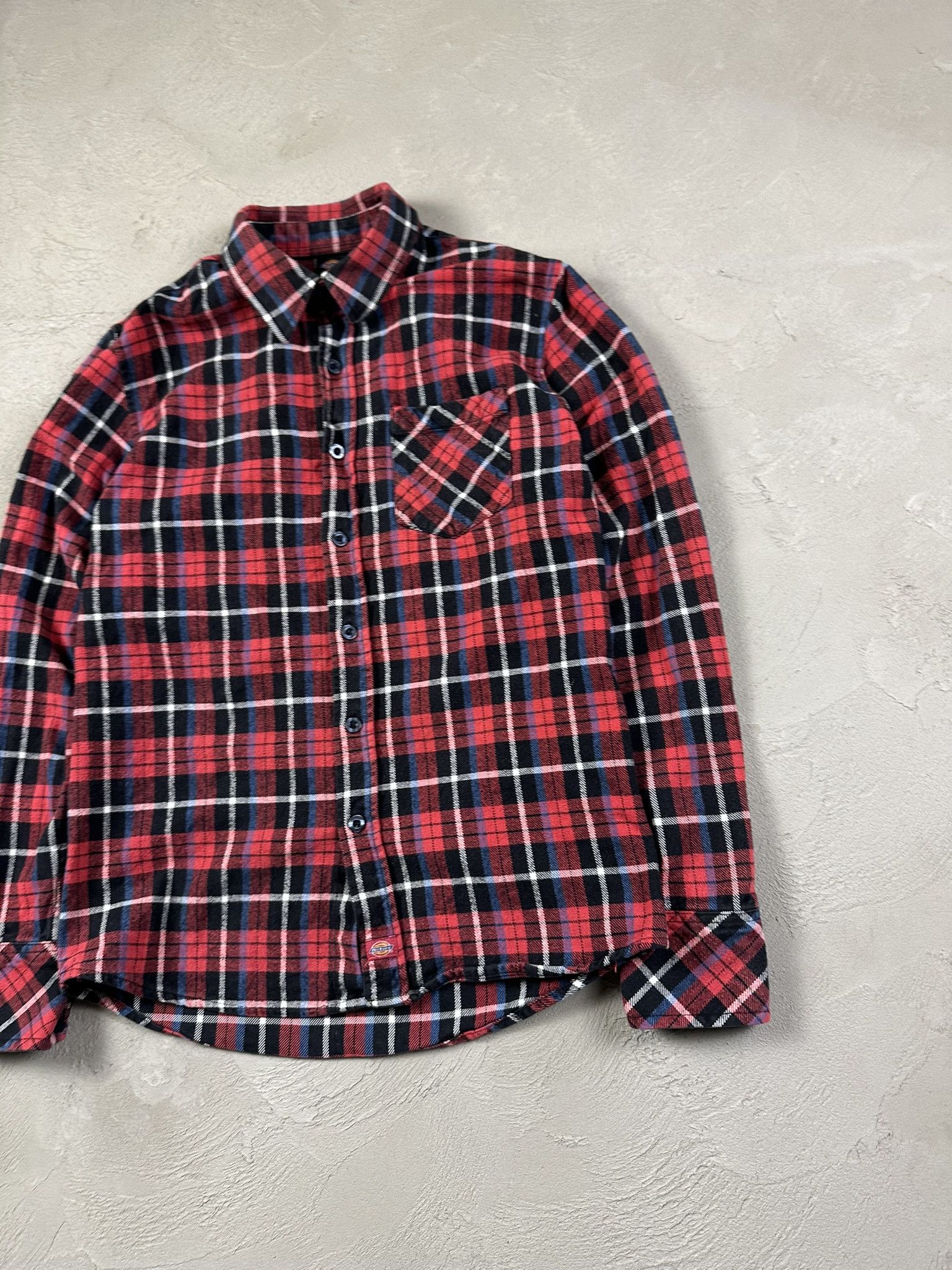 Dickies Vintage Y2k Dickies Flannel Checked Button Up Shirt Size US S / EU 44-46 / 1 - 3 Thumbnail