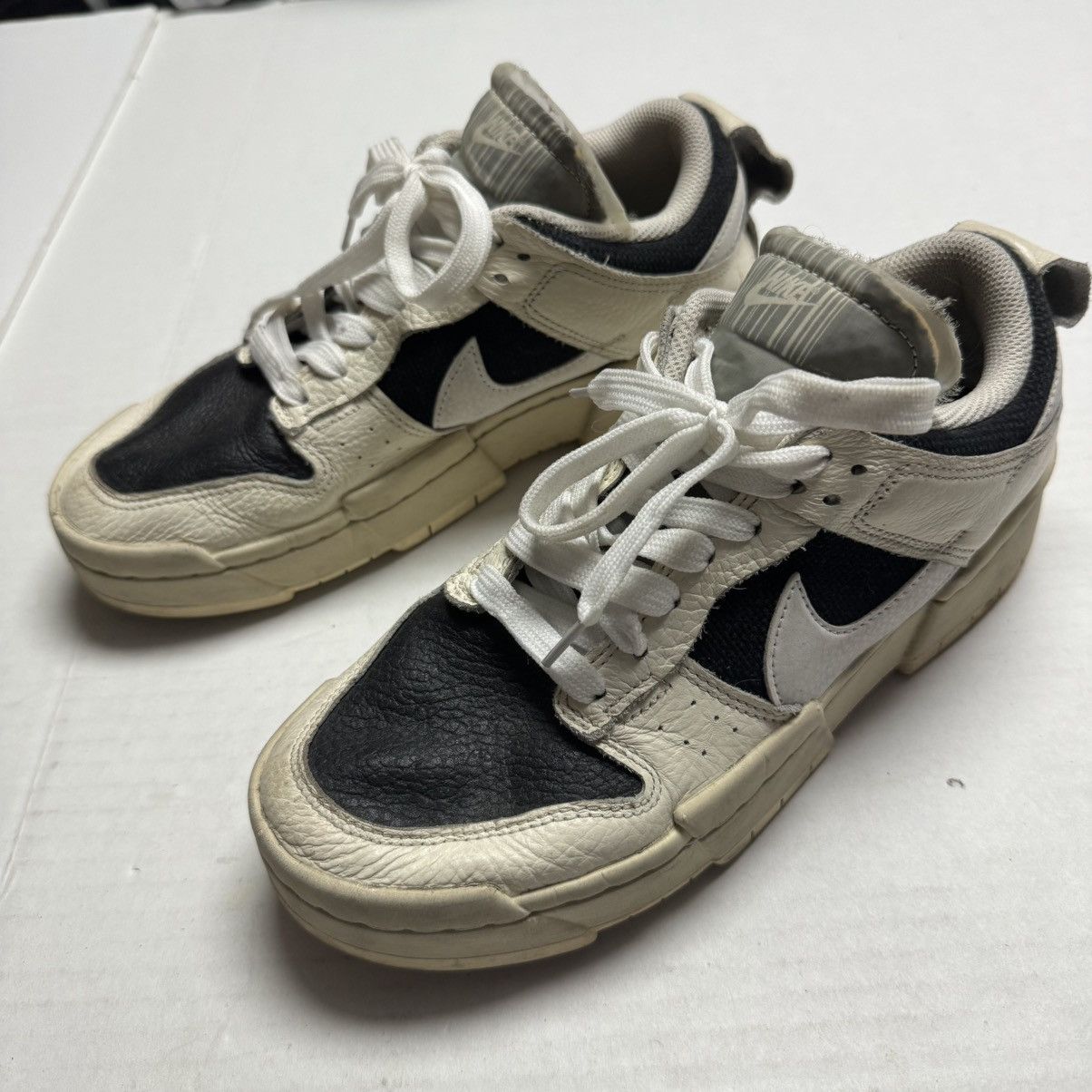 Nike Nike (DD6620-001) Dunk Disrupt Low Ivory, Black, White Size US 8.5 / EU 41-42 - 4 Thumbnail