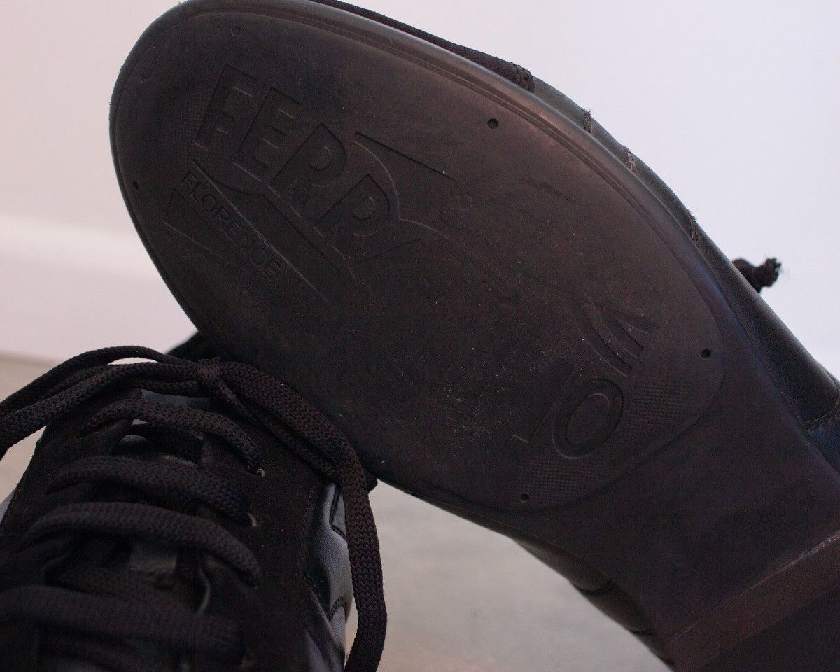 Salvatore Ferragamo Salvatore Ferragamo Men’s Black Suede Sneaker Shoes SZ:11.5 Size US 11.5 / EU 44-45 - 7 Thumbnail