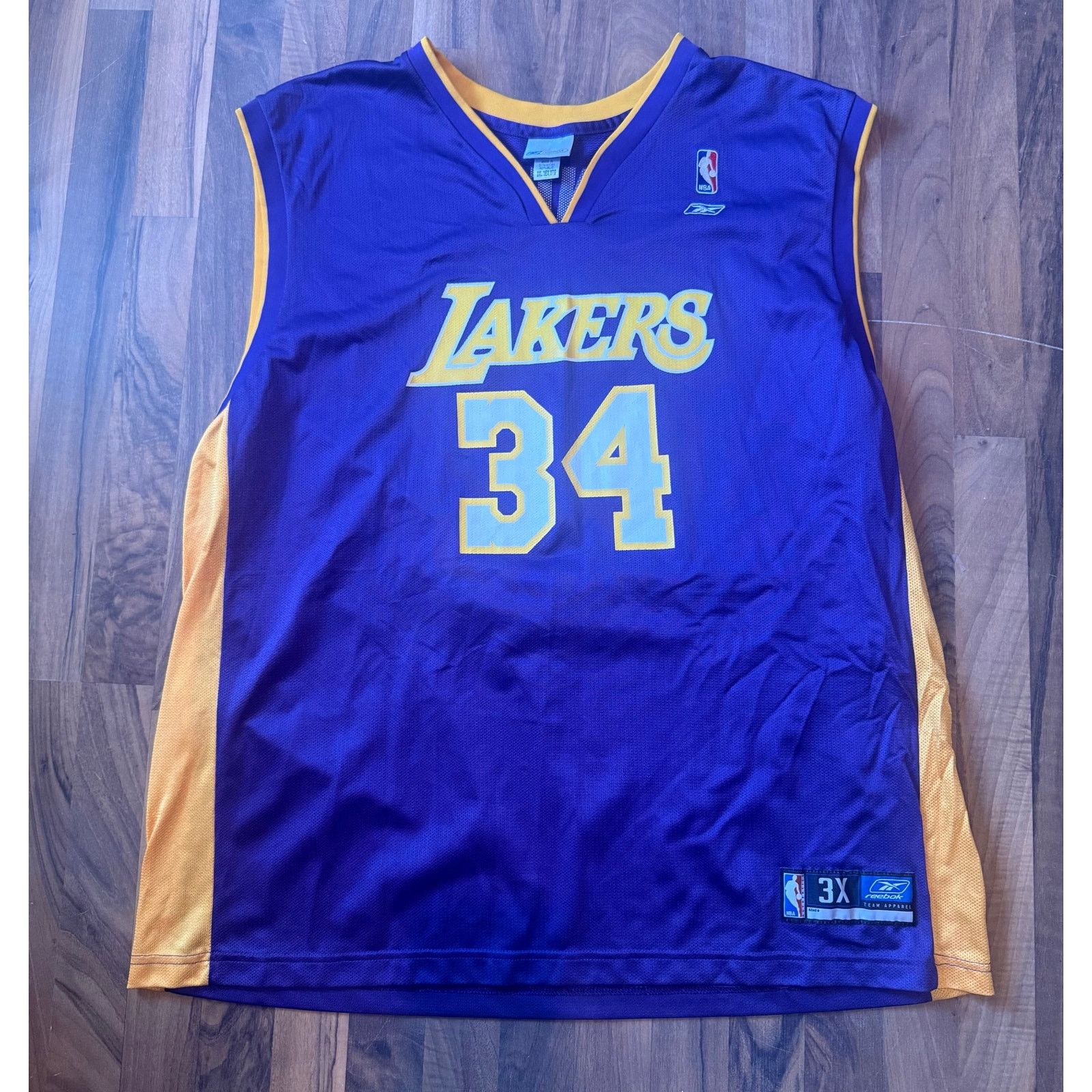 Reebok Los Angeles Lakers Purple Yellow Shaquille O'Neal Size 3XL Size US XXL / EU 58 / 5 - 1 Thumbnail