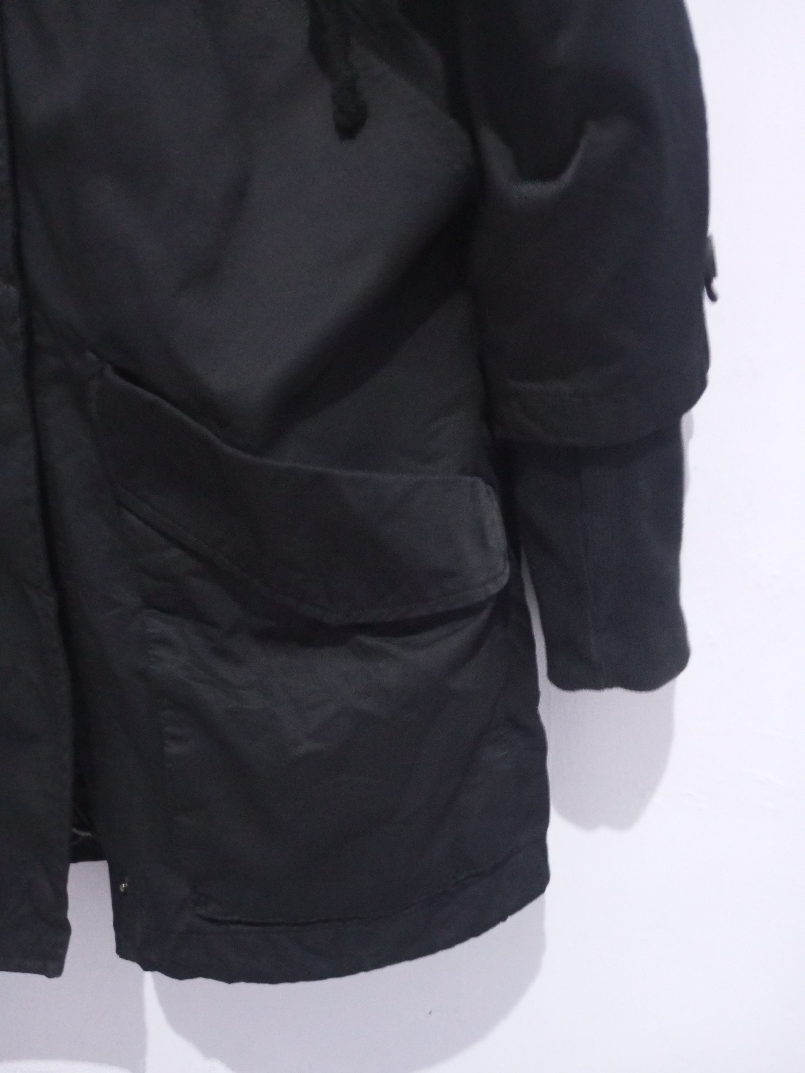 20471120 Vintage codes combine assymertic hoodie double layer parkas Size US L / EU 52-54 / 3 - 2 Thumbnail