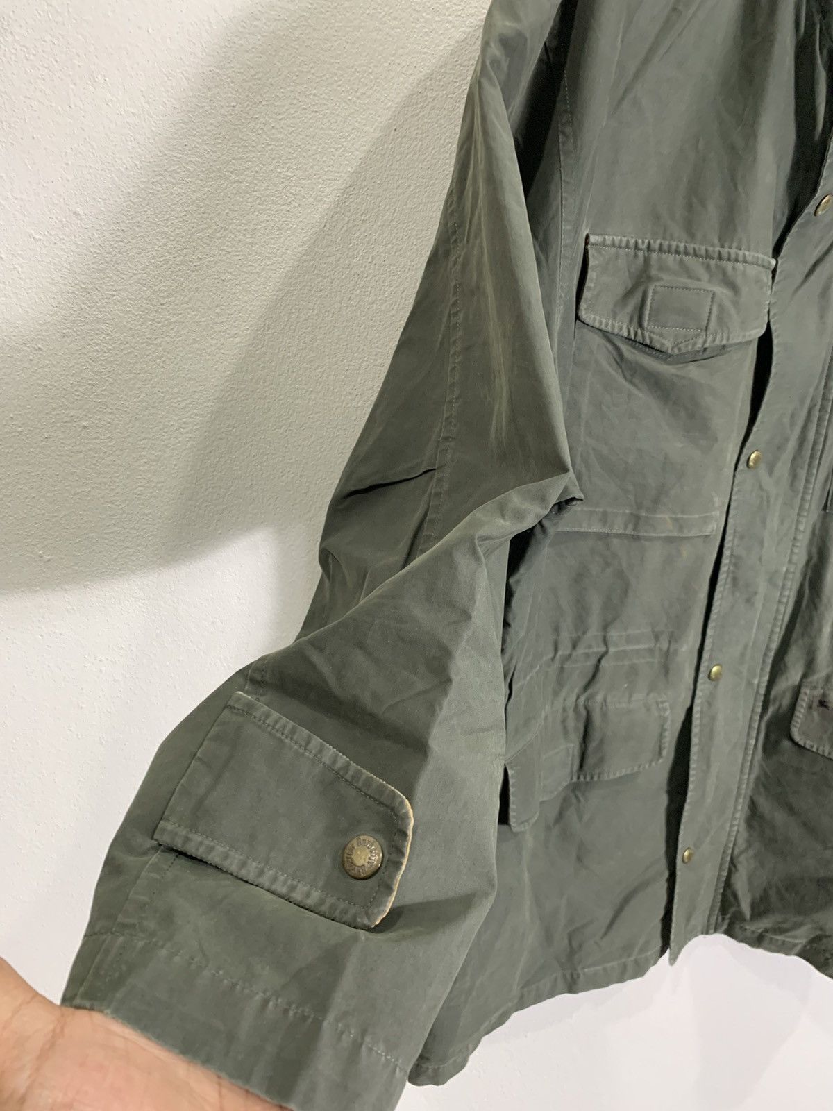 Burberry Vintage Green Army Parka Burberrys Jacket Size US M / EU 48-50 / 2 - 6 Thumbnail