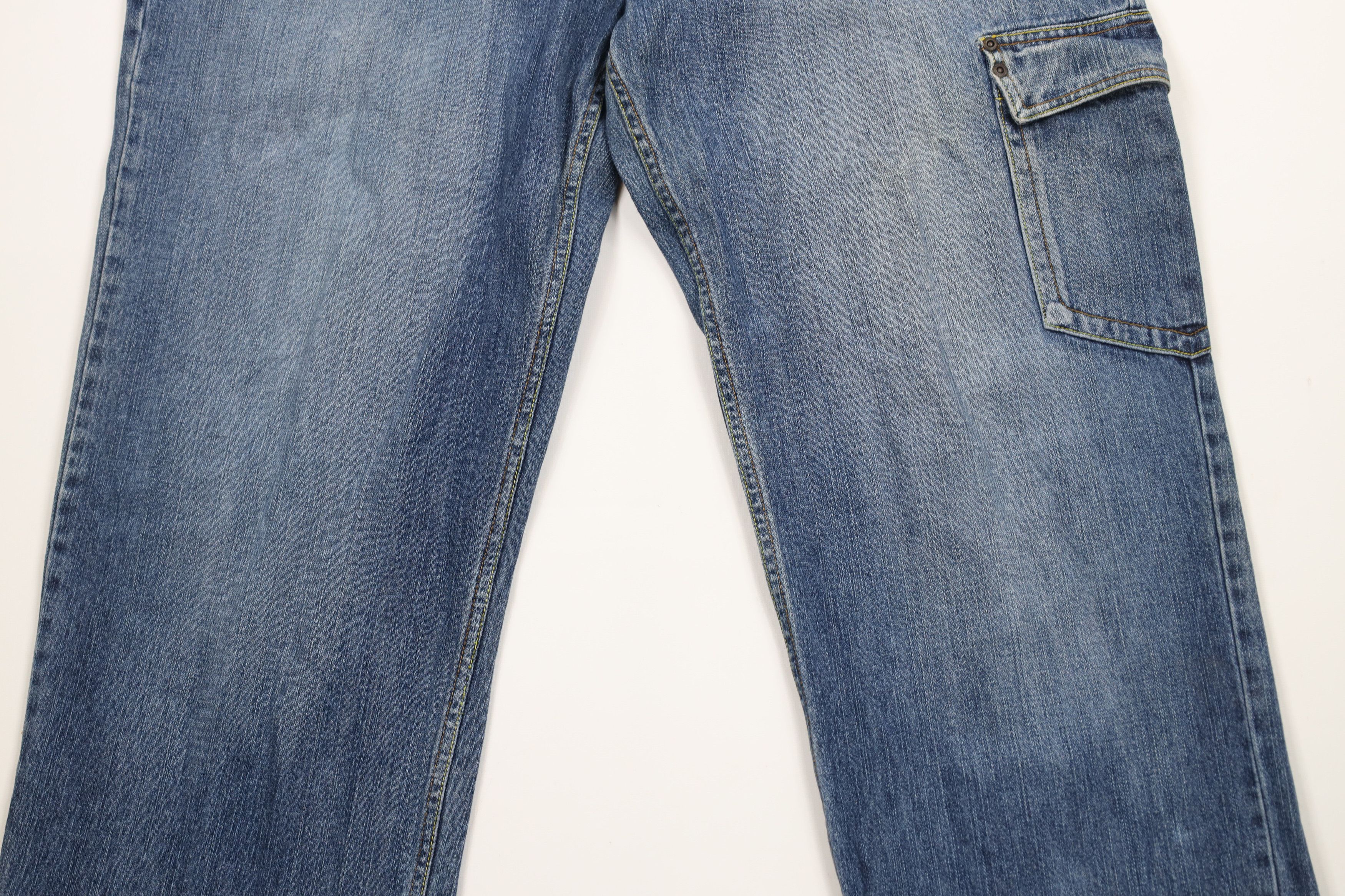 Phat Farm × Vintage Vintage 90s Y2K Phat Farm Baggy Wide Leg Denim Jeans Blue Size US 36 / EU 52 - 3 Thumbnail
