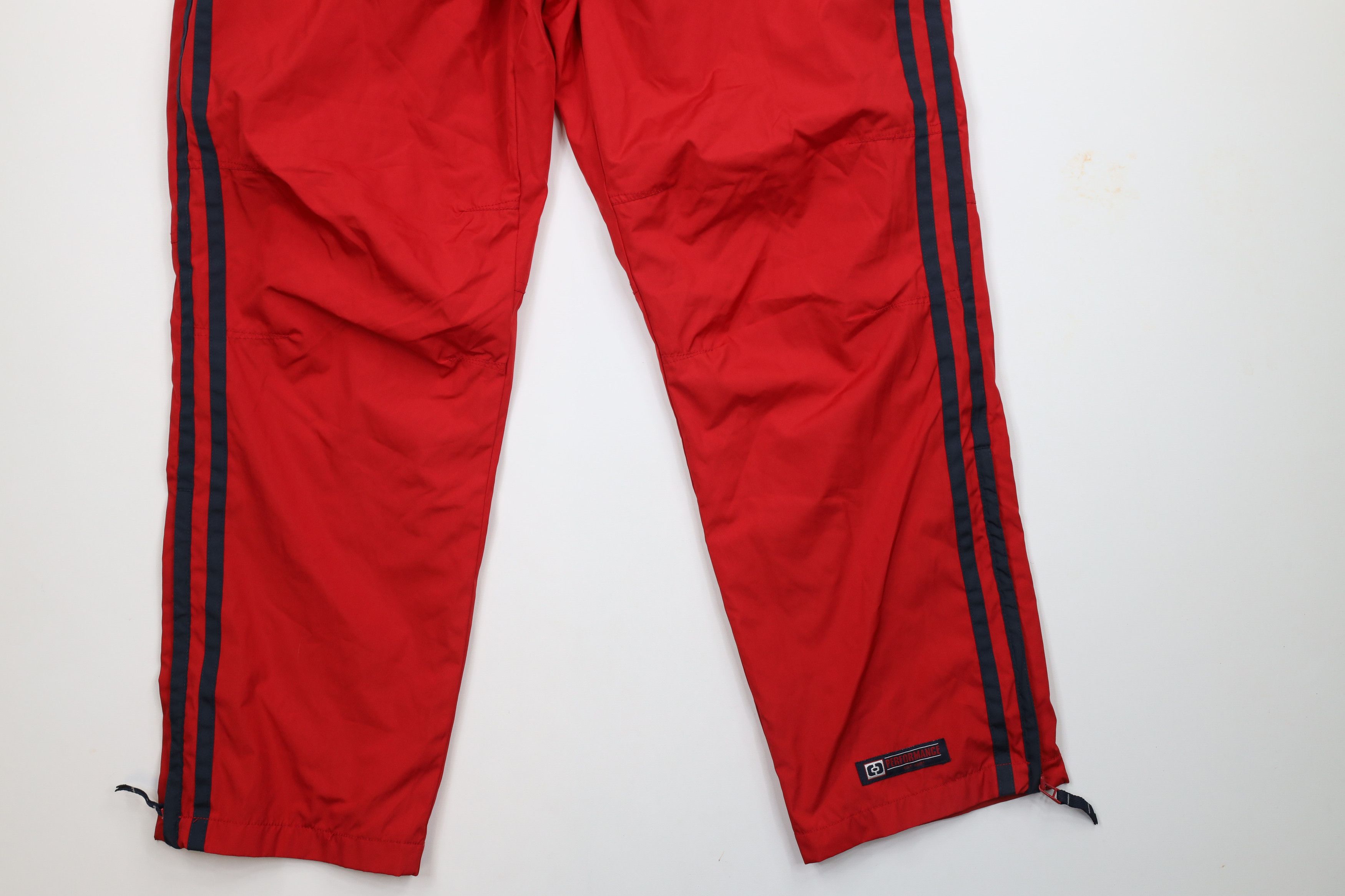 Vintage Vintage 90s Streetwear Belted Wide Leg Windbreaker Pants Size US 36 / EU 52 - 4 Thumbnail