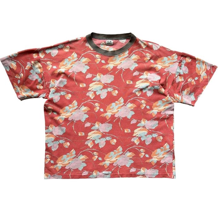 Vintage C.P. Company Ideas From Massimo Osti 80s Floral Print Tee