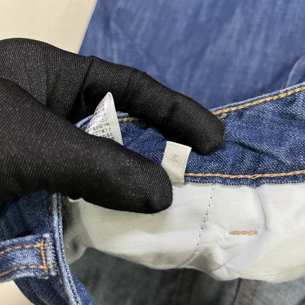 GU × Japanese Brand GU Pleated Baggy Jeans Size 27" / US 4 / IT 40 - 9 Thumbnail