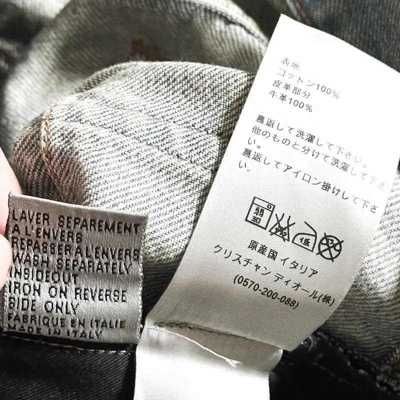 Dior Dior Homme RUNWAY SS15 Handwritten Script Denim Size US 32 / EU 48 - 9 Thumbnail