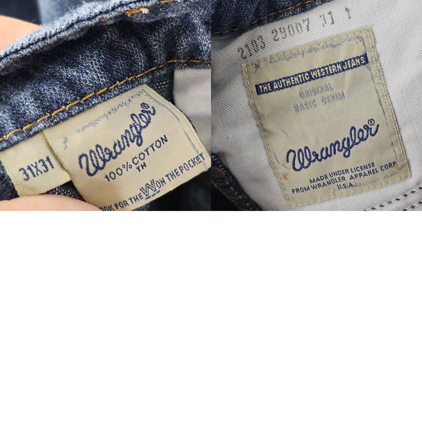 Wrangler Wrangler Jeans Womens Boot Cut Denim 30x28 Medium Wash 100% Cotton Low Rise Regular Inseam 28 Blue Size 24" / US 00 / IT 34 - 9 Thumbnail