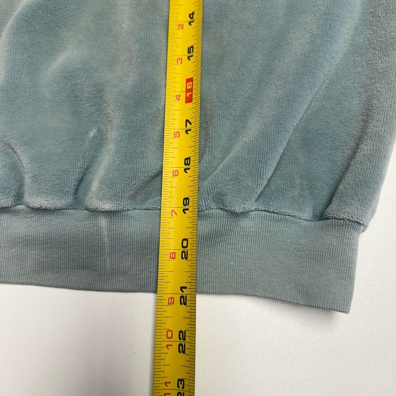 Vintage Vintage Velour Sweatshirt 1980s Short Sleeve 1/4 Zip Size M / US 6-8 / IT 42-44 - 14 Thumbnail