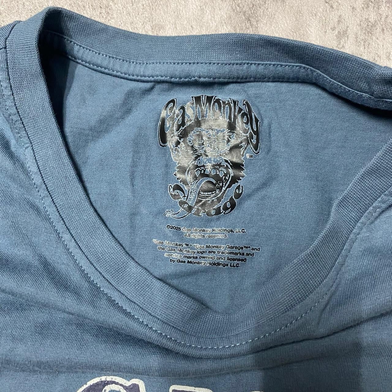 Other Blue Gas Monkey t-shirt #bikerstyle Size US L / EU 52-54 / 3 - 3 Thumbnail