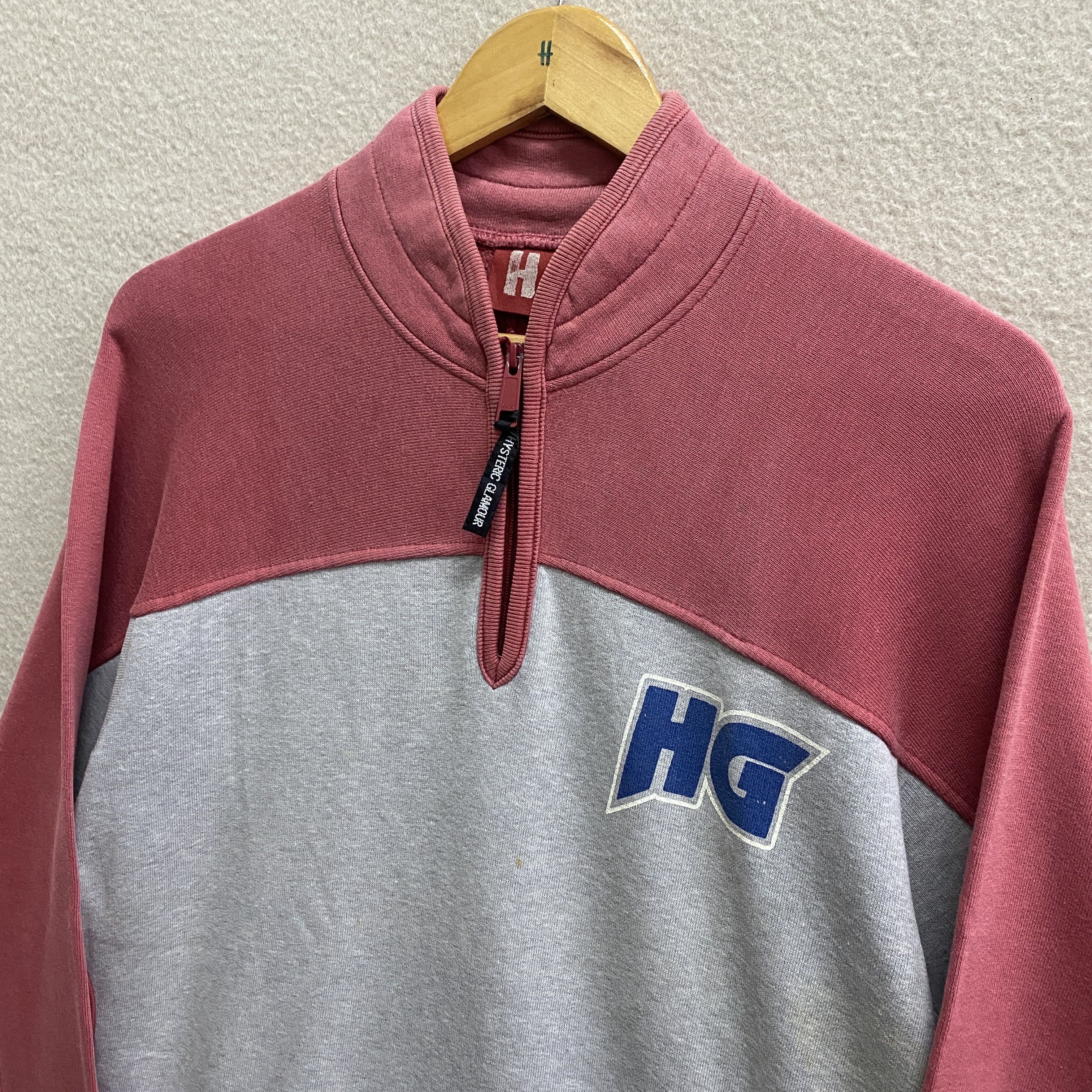 Hysteric Glamour × Japanese Brand × Vintage Vintage Hysteric Glamour Quater Zipper Sweatshirt Size US M / EU 48-50 / 2 - 3 Thumbnail