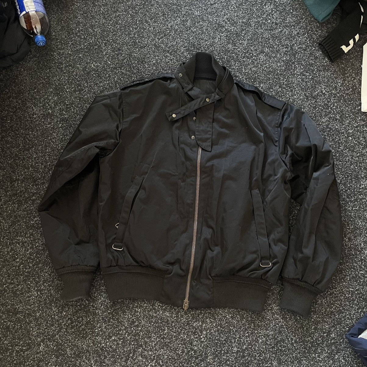 GF FERRE Bomber jacket 90s vintage punk rock multipocket arm