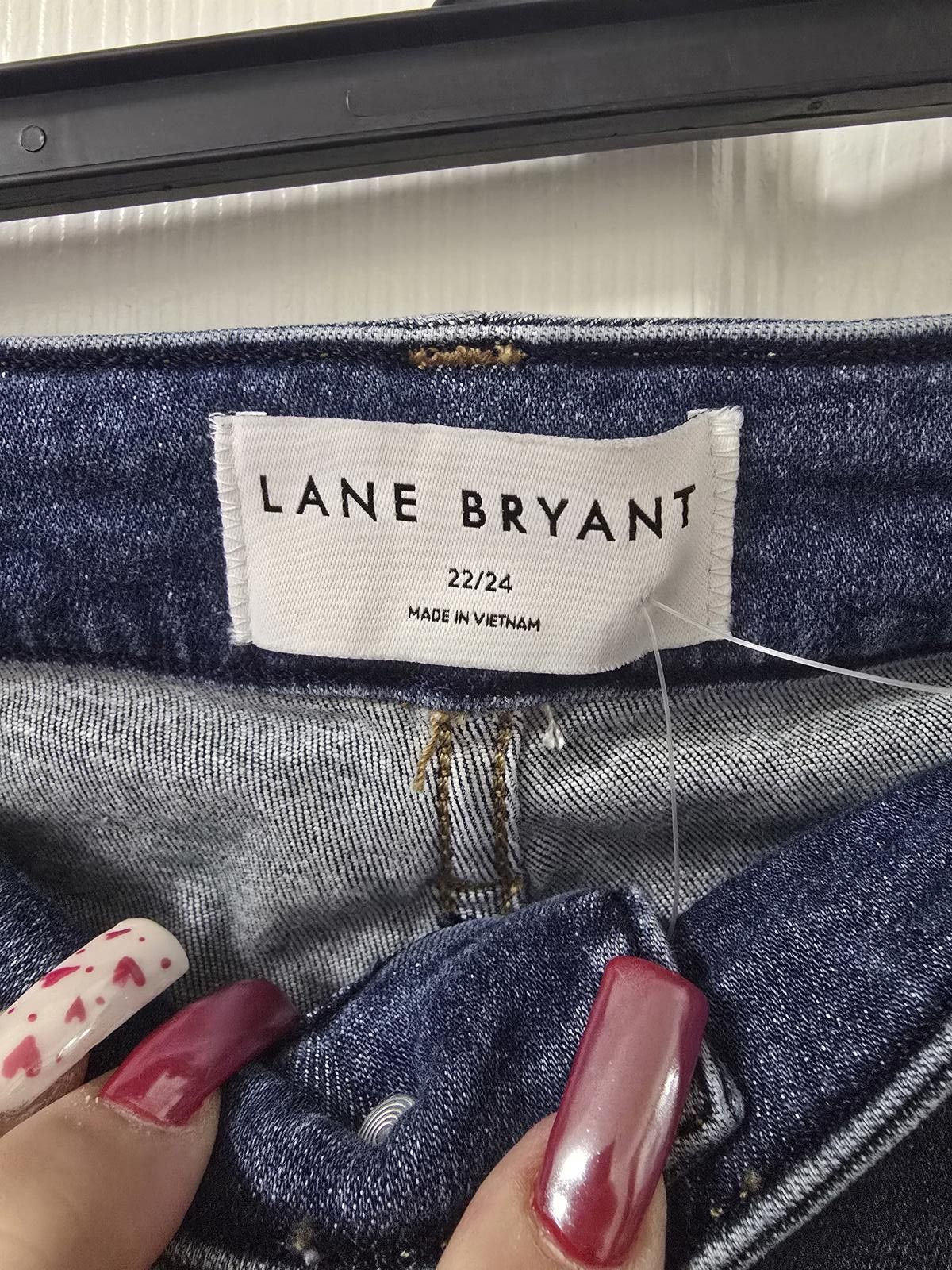 Other Lane Bryant Distressed Blue Pedal Pant Jeans Size 22/24 Size 42" / US 20 - 3 Thumbnail