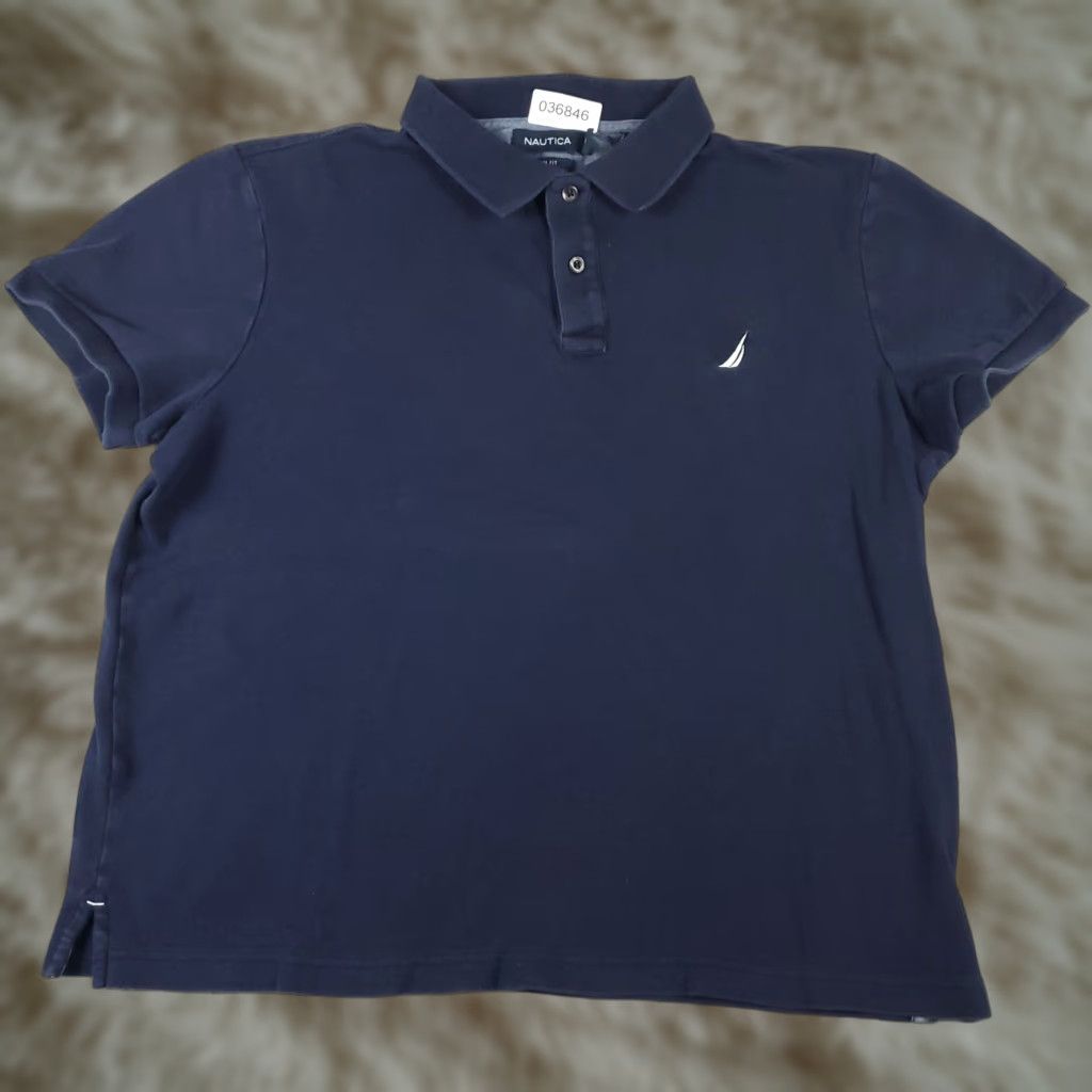 Nautica Nautica Polo Shirt Mens Large Blue Adult Size US L / EU 52-54 / 3 - 1 Thumbnail