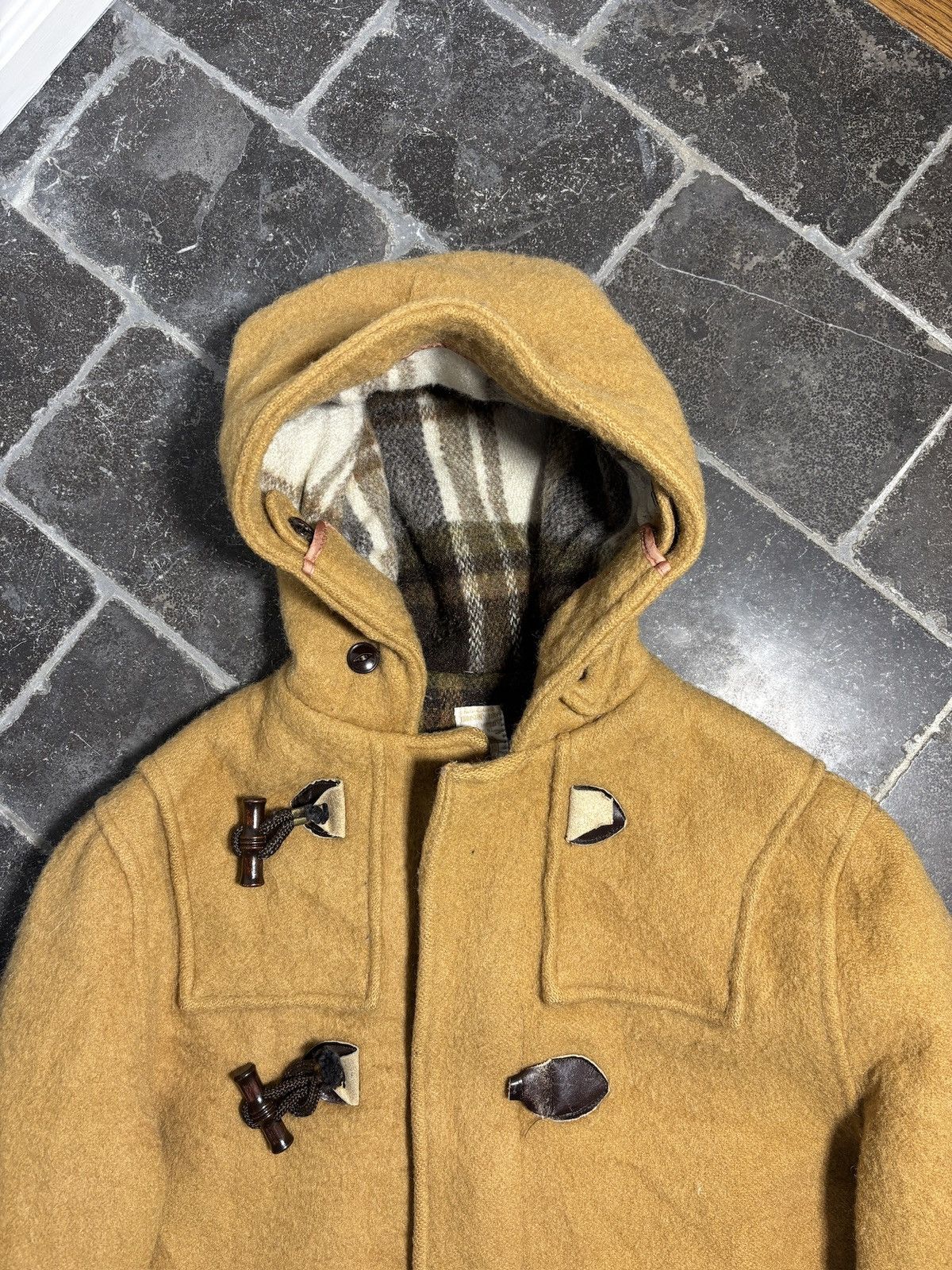 Hudsons Bay Vintage Hudsons Bay Wool Duffle Coat Hooded Parka Canada Size US S / EU 44-46 / 1 - 3 Thumbnail