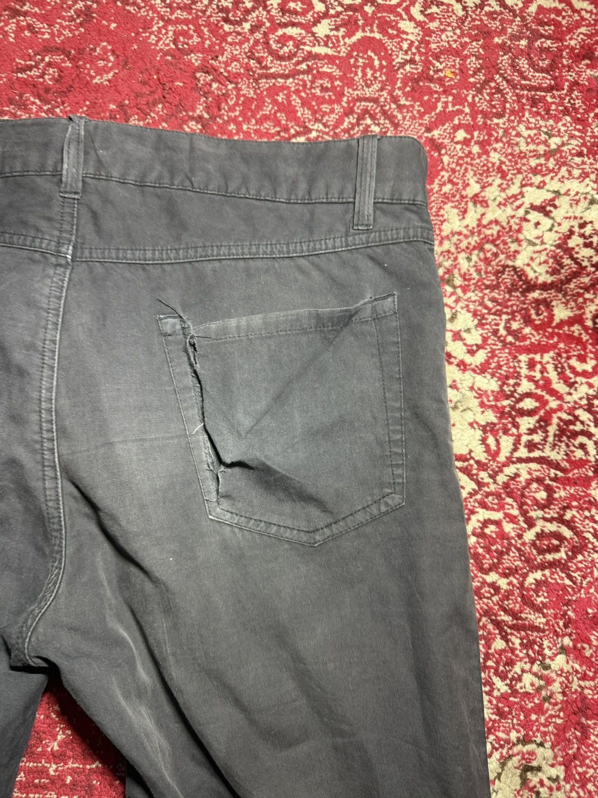 Raf Simons RAF Simon's AW2001-2002 Riot Riot Riot distressed pants Size US 28 / EU 44 - 7 Thumbnail