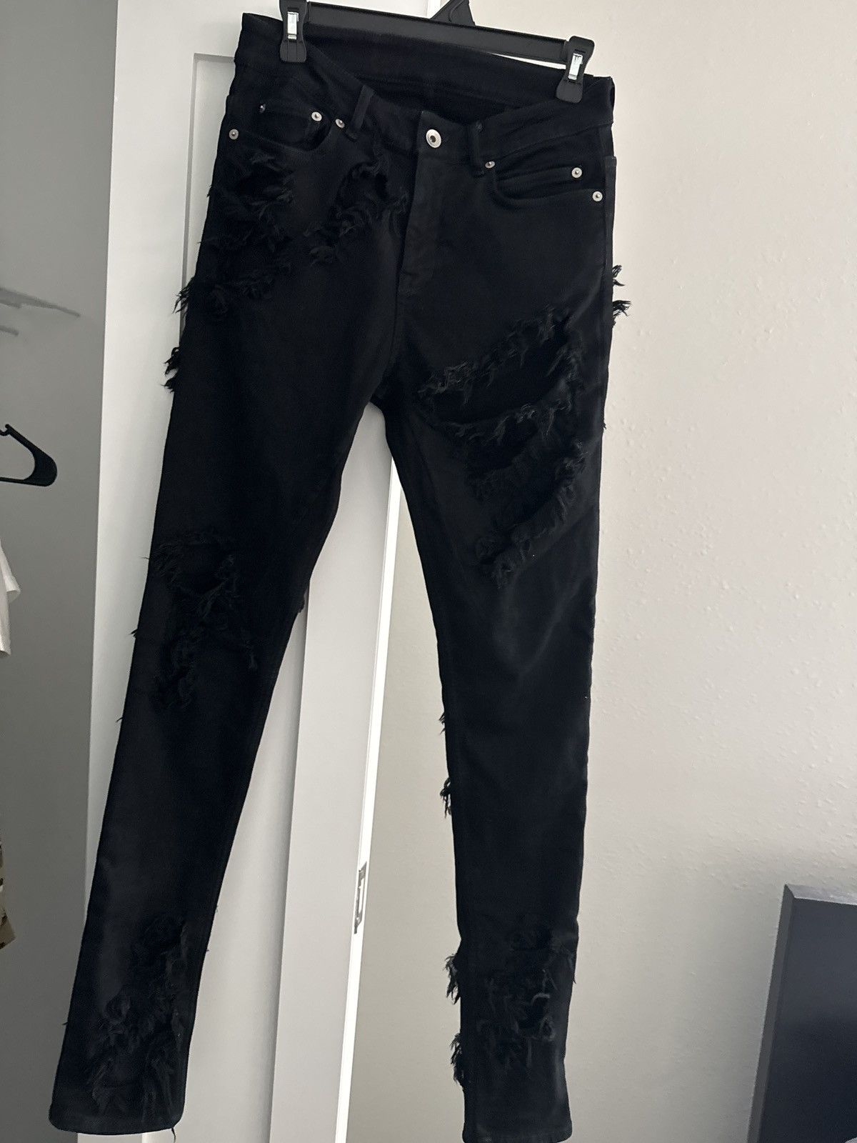Rick Owens Slashed jeans