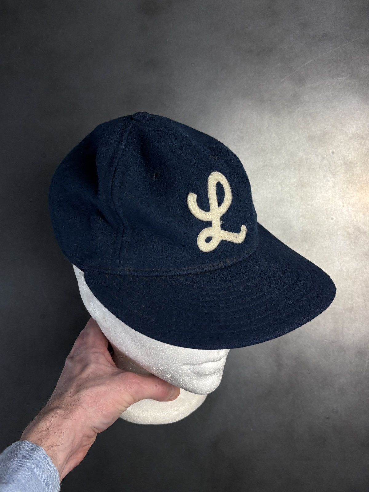 Ebbets Field Flannels × Vintage 1990s Vintage Wool Baseball Cap Brewery 1950s Style Patch Size ONE SIZE - 13 Thumbnail