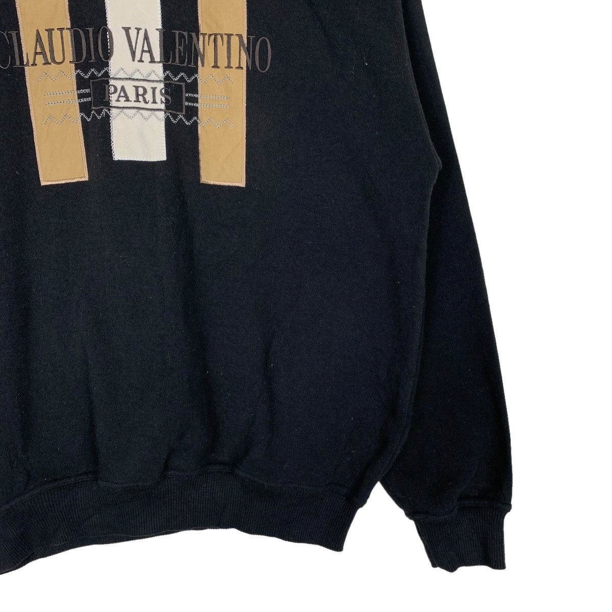 Gianni Valentino CLAUDIO VALENTINO PARIS Big Logo Sweatshirts #0763-C35 Size US M / EU 48-50 / 2 - 4 Thumbnail