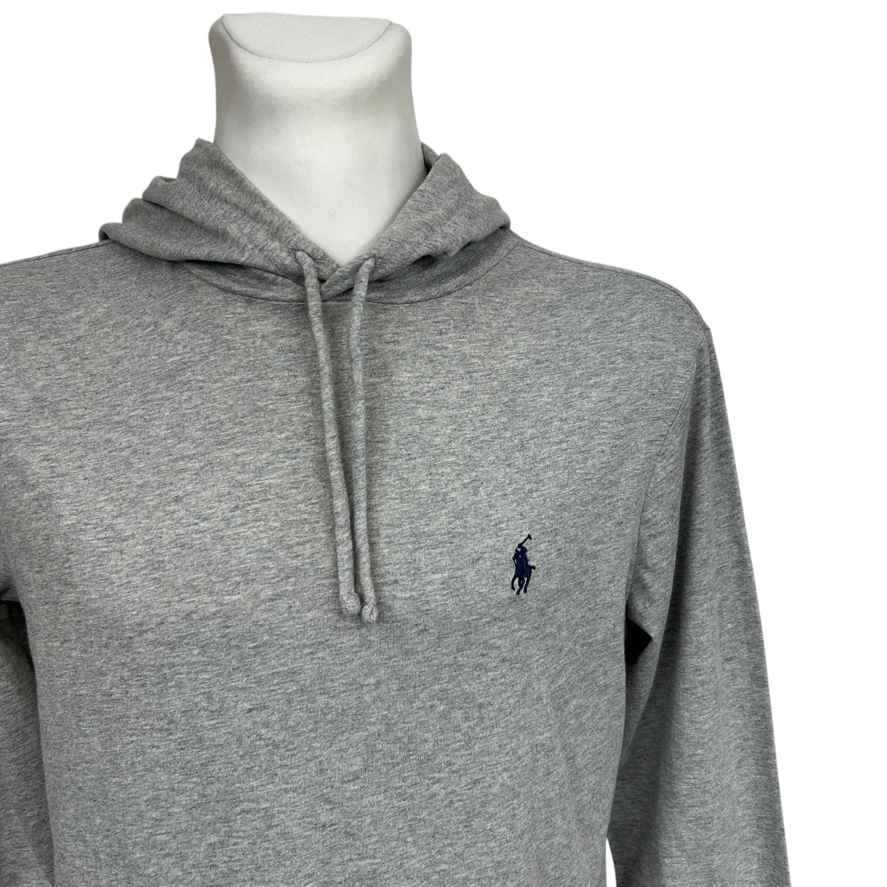 Polo Ralph Lauren Polo Ralph Lauren Light Gray Lightweight Pullover Hoodie S Size US S / EU 44-46 / 1 - 3 Thumbnail