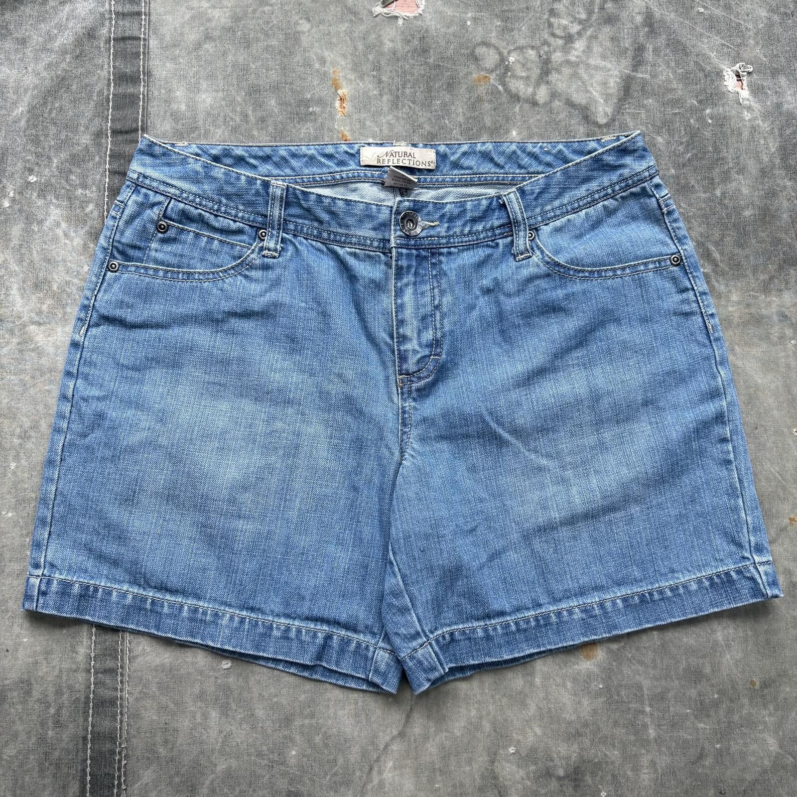 Vintage Vintage Y2K Indie Skater Grunge Blue Denim Shorts Jorts Size 30" / US 8 / IT 44 - 1 Thumbnail