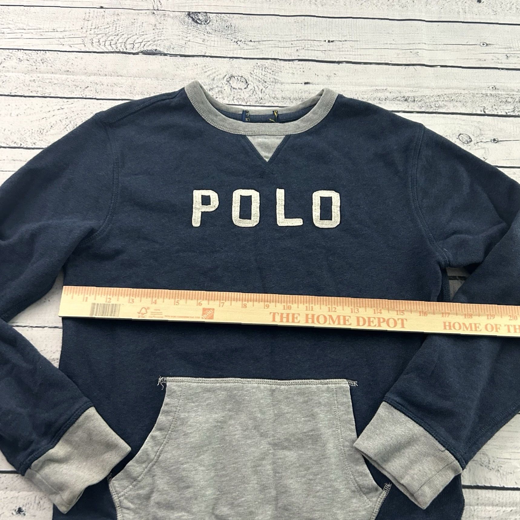 Ralph Lauren VINTAGE Polo Ralph Lauren Crewneck Kangaroo Pocket Sweatshirt Women's Small | Medium Size S / US 4 / IT 40 - 5 Thumbnail