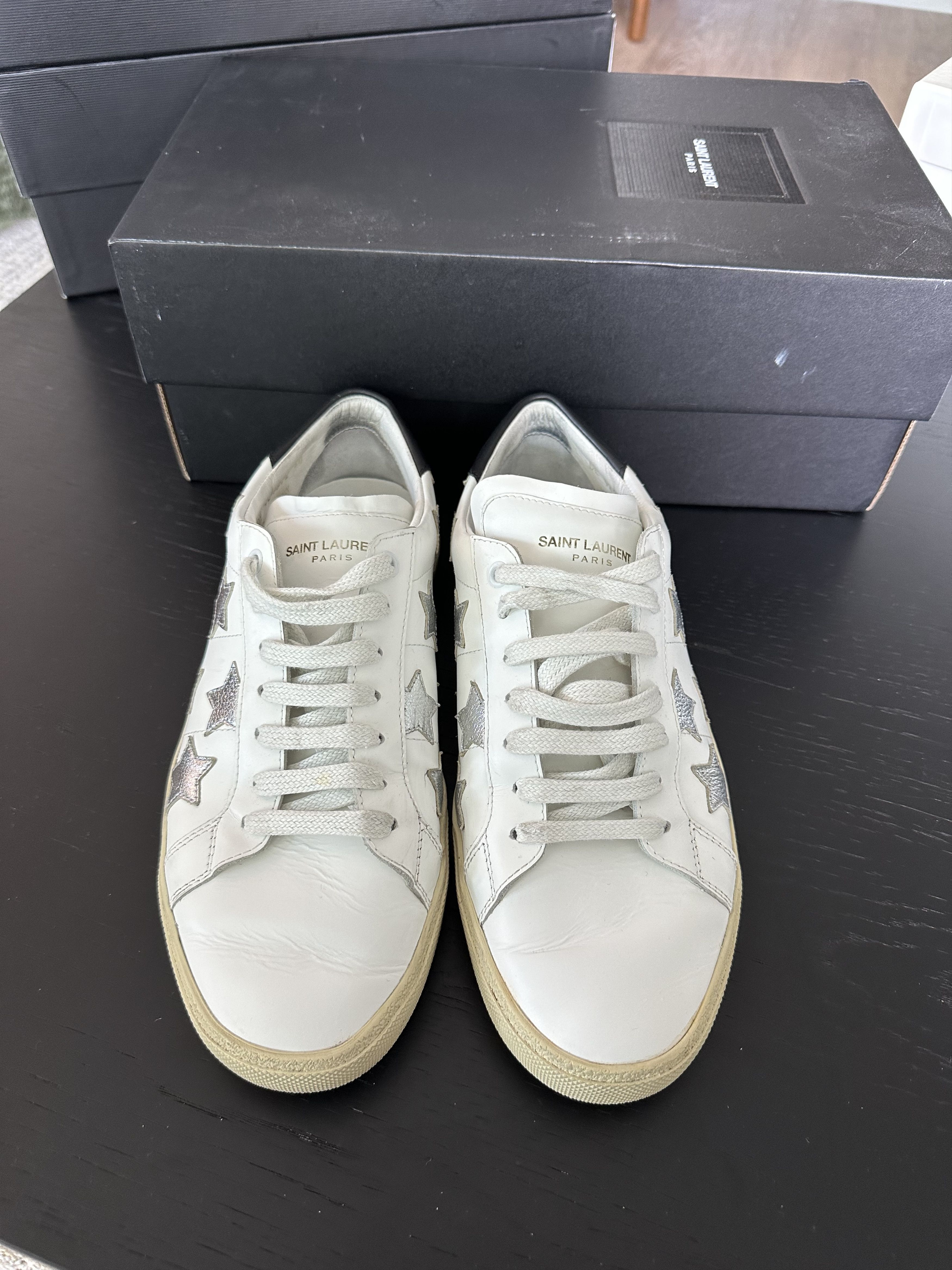 Saint Laurent Paris California SL/06 Leather Sneaker Size US 7 / EU 40 - 4 Thumbnail