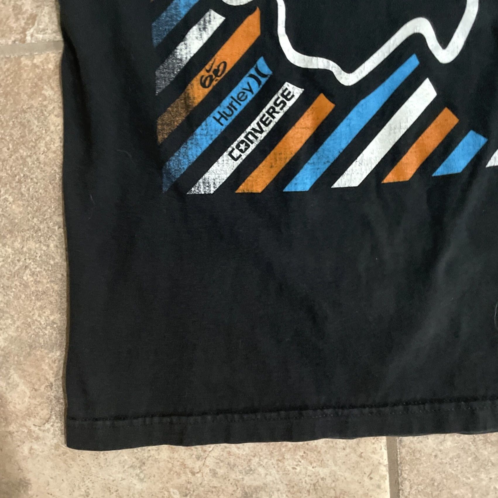 Hurley Hurley Shirt Men M Black US Open of Surfing Graphic Tee Regular Fit Mens Medium Size US M / EU 48-50 / 2 - 4 Thumbnail
