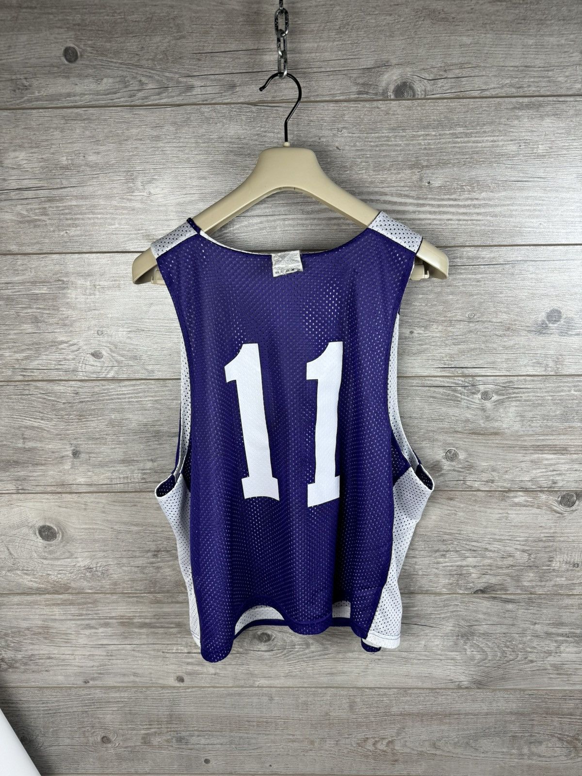 Nike NIKE VINTAGE LACROSSE DOUBLE SIDED MESH T-SHIRT #11 Size US L / EU 52-54 / 3 - 15 Thumbnail