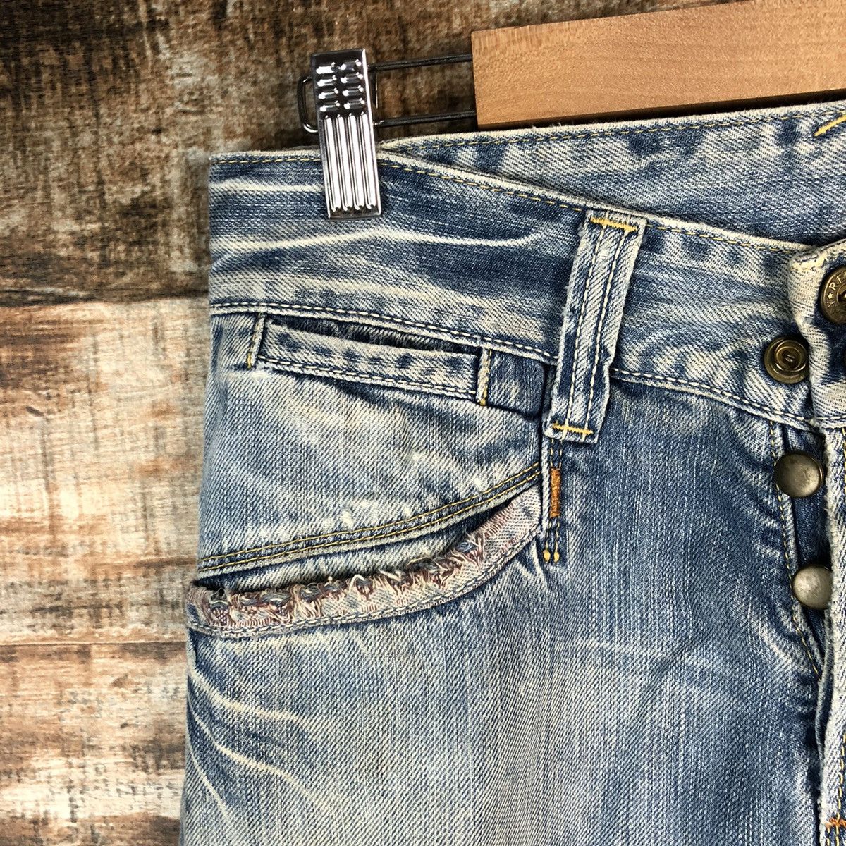 Replay Replay Blue Distressed Denim Pants #A2392 Size US 28 / EU 44 - 7 Thumbnail