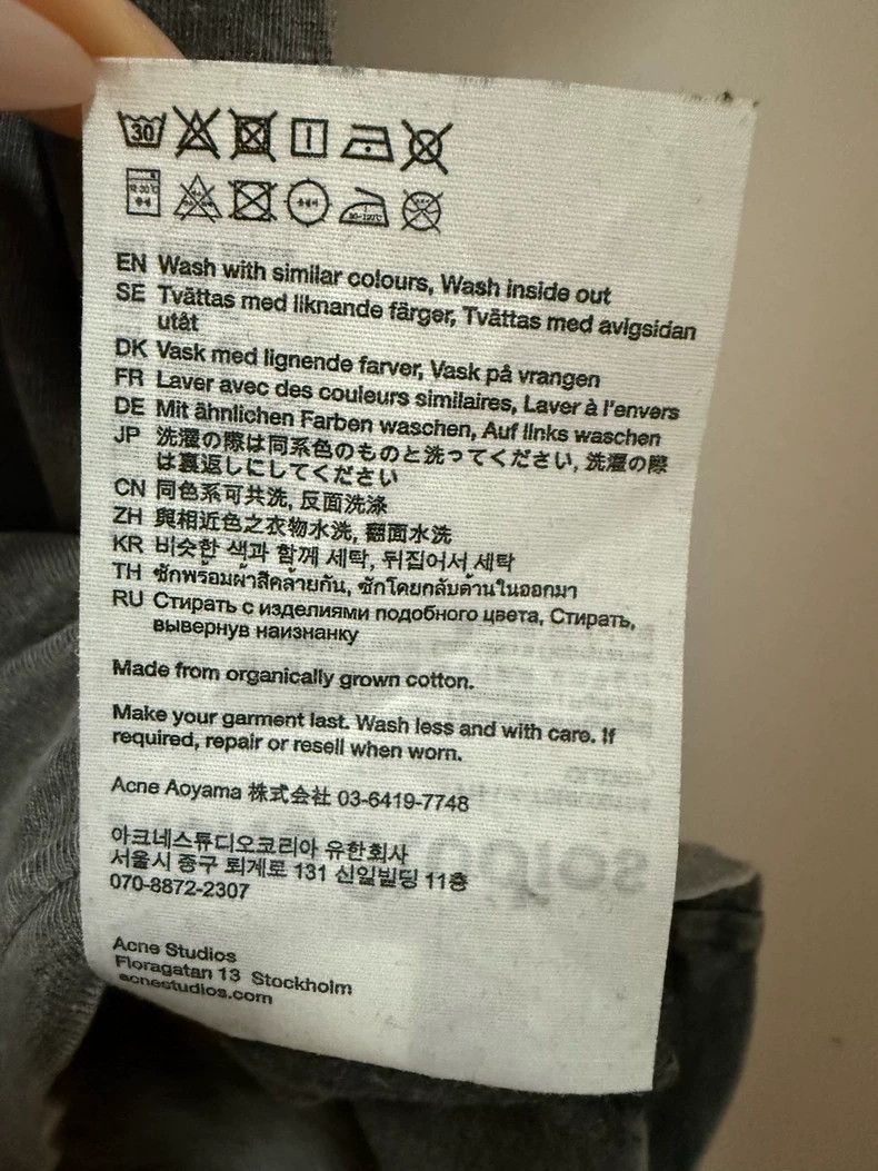 Acne Studios acne studios Grey short-sleeved shirt 2506-Nextarrow Size XXS / US 00 / IT 34 - 5 Thumbnail