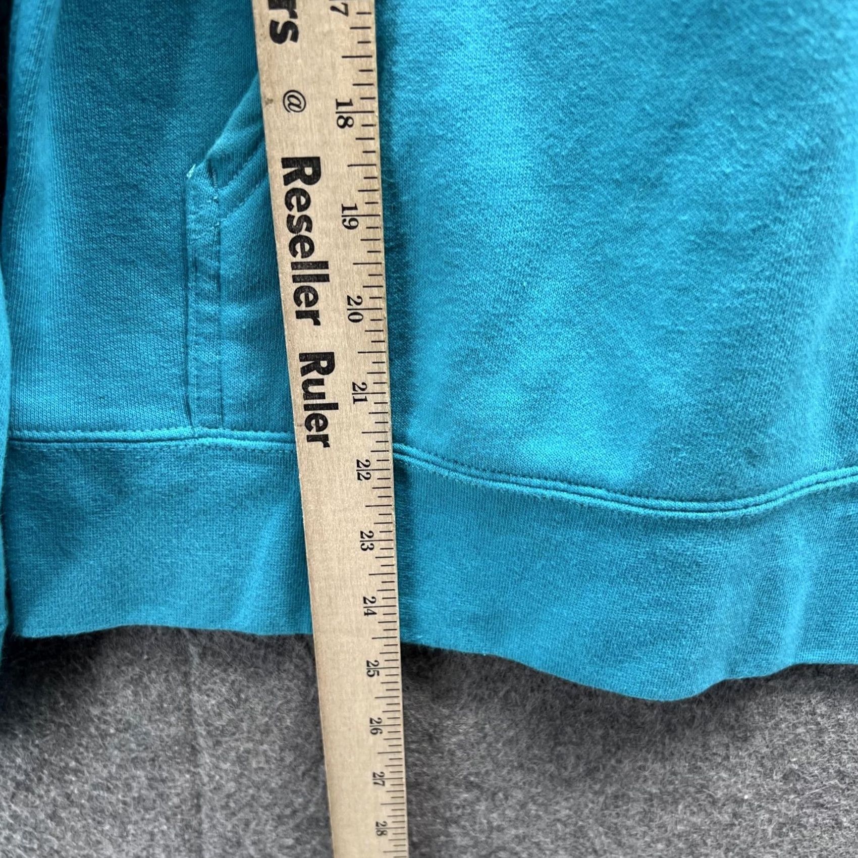 The North Face VINTAGE The North Face Sweater Women M Teal Blue Hoodie Pullover Jacket VTG Size M / US 6-8 / IT 42-44 - 6 Thumbnail
