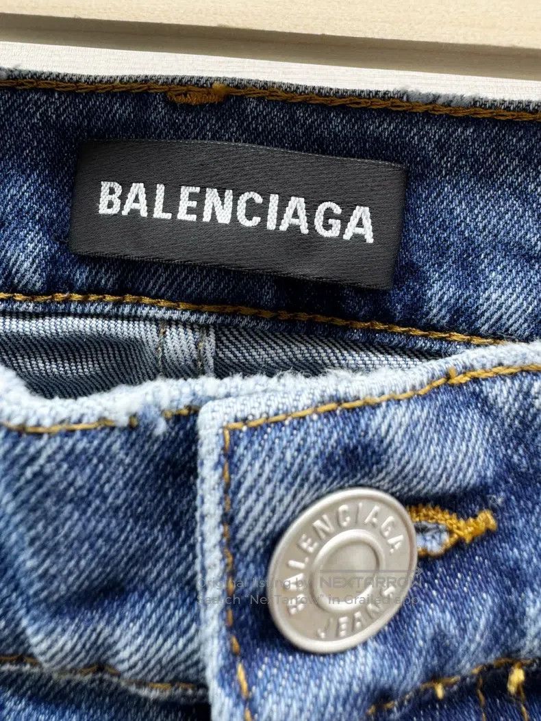 Balenciaga Balenciaga Denim Pants Size US 31 - 3 Thumbnail