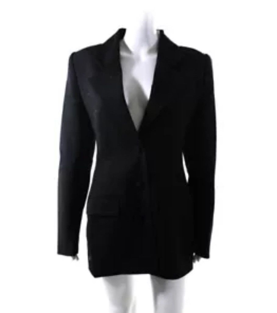 Area NYC Area Embellished Open-Back Blazer Mini Dress Size M / US 6-8 / IT 42-44 - 3 Thumbnail