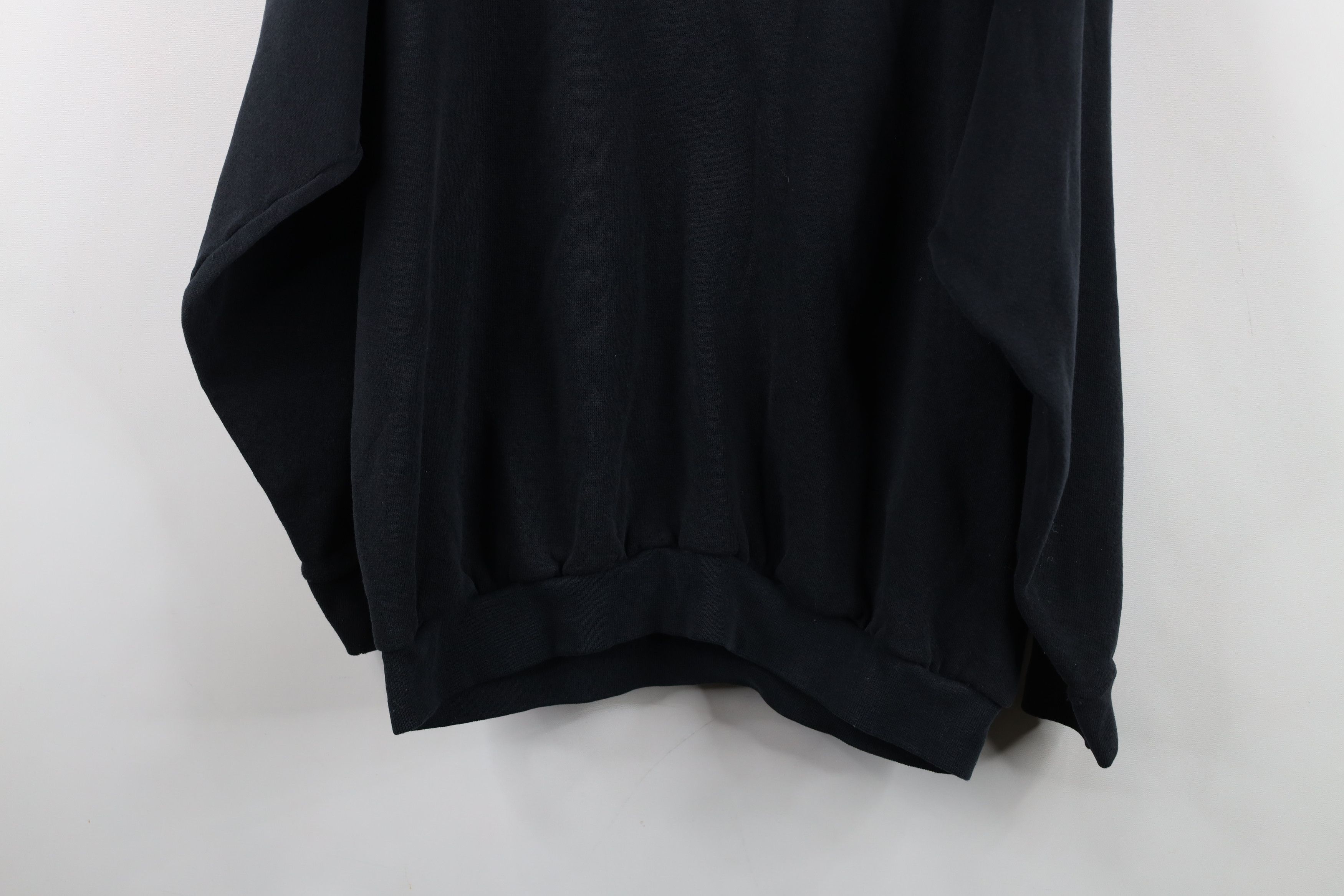 Vintage Vintage 90s Streetwear Deer Buck Sweatshirt USA Black Size US XXL / EU 58 / 5 - 14 Thumbnail