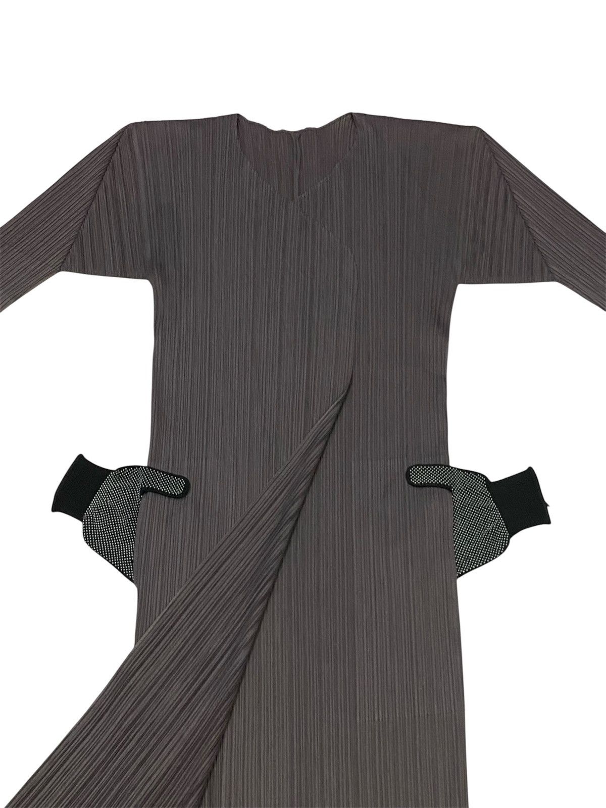 Pleats Please Issey Miyake Vintage Pleats Please Issey Miyake Buttonless Long Cardigan Size L / US 10 / IT 46 - 6 Thumbnail