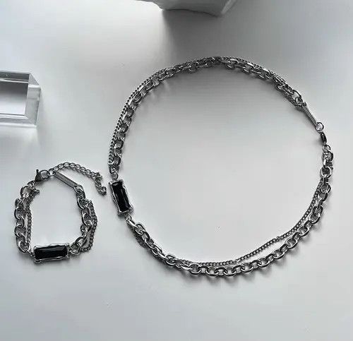 Japanese Brand Retro punk necklace Size ONE SIZE - 4 Thumbnail